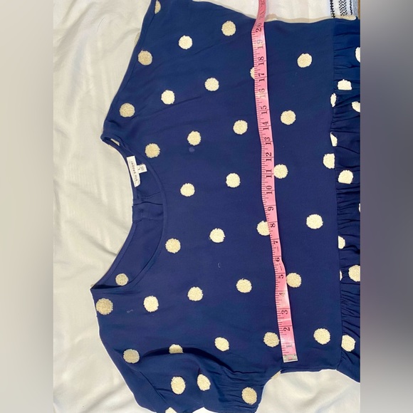 Blu Pepper Embroidered Polka Dot Blouse - Picture 5 of 6